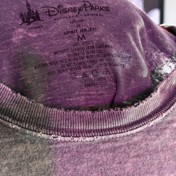 Disneyland Spirit Jersey Gray Acid Wash Long Sleeve Size M - Picture 3 of 9